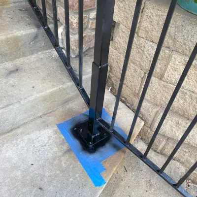 Post Sleeve and Base Plate Repair