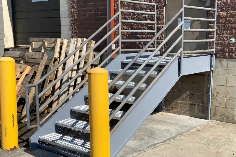 Commercial Staircase Railing Welding